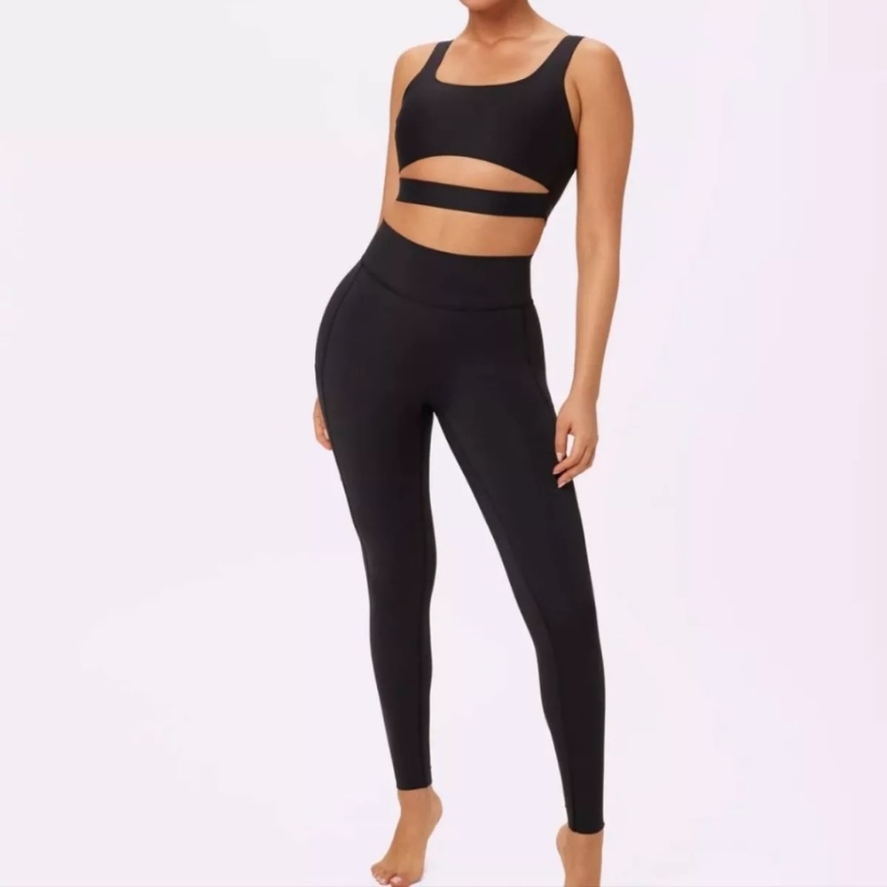 Parade Flex Sport+ Leggings With Pockets In Eightball Black Size L